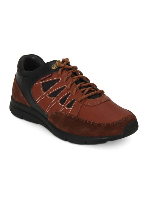 red chief tan leather lace up shoes - 15289388 - Standard Image - 1