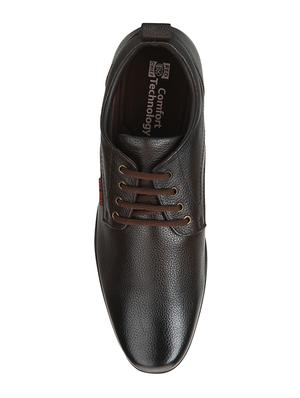 red chief brown Leather lace-up derby - 15289406 - Standard Image - 4