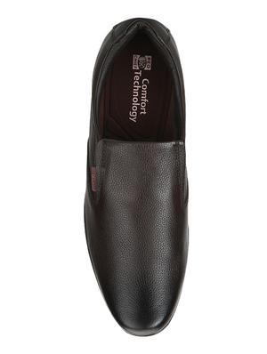 red chief brown leather formal slip on - 15289407 - Standard Image - 4