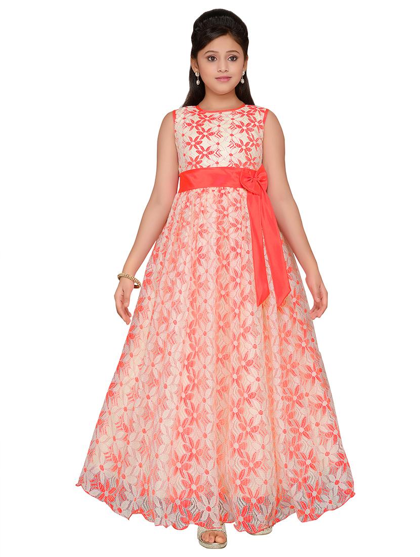 orange net party gown - 15290433 - Zoom Image - 4