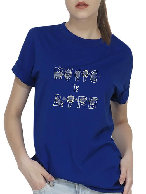 quirky text printed tee - 15292226 - Standard Image - 1