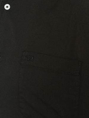 black cotton casual shirt - 15292671 - Standard Image - 4