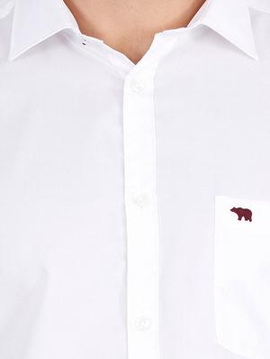 white cotton formal shirt - 15292723 - Standard Image - 4