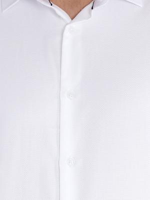 white cotton formal shirt - 15292734 - Standard Image - 4