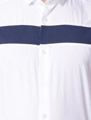 white cotton casual shirt - 15292753 - Standard Image - 4
