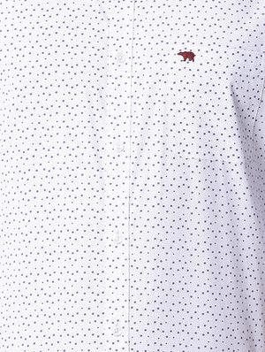 white cotton casual shirt - 15292765 - Standard Image - 4