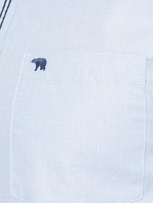 blue cotton formal shirt - 15292816 - Standard Image - 4
