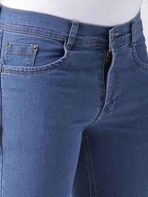 blue denim patched jeans - 15293447 - Standard Image - 4