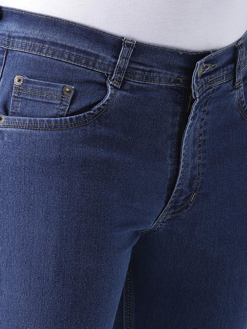 blue denim patched jeans - 15293449 - Zoom Image - 4