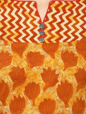 yellow rayon kurta palazzo set - 15294123 - Standard Image - 4