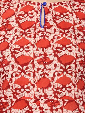 brown rayon kurta palazzo set - 15294124 - Standard Image - 4