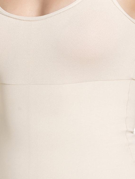 beige solid body suit shapewear - 15297558 - Zoom Image - 4