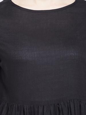 ruffle sleeved flared top - 15300361 - Standard Image - 4
