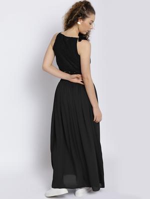 Lace crop top and maxi skirt set - 15300776 - Standard Image - 4