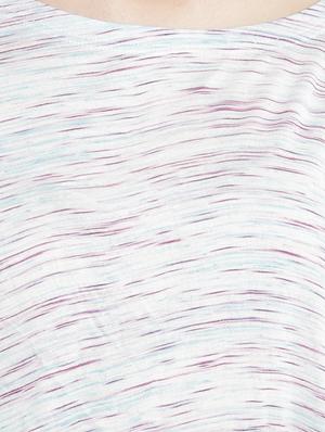 melange cut out back crop top - 15301067 - Standard Image - 4