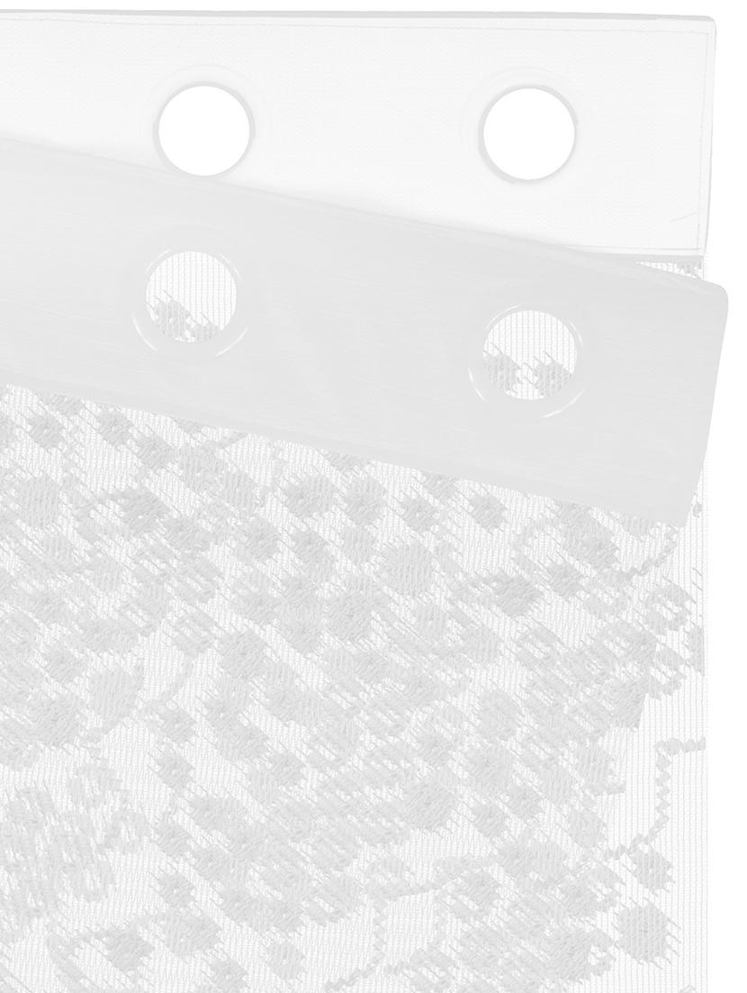 white set of 2 door sheer curtain - 15302939 - Zoom Image - 4