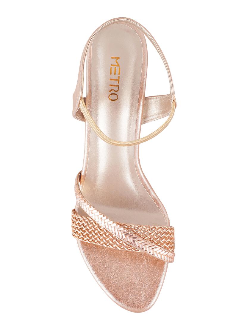 gold back strap sandal - 15304081 - Zoom Image - 4