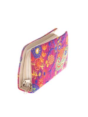pink cotton polyester blend wallet - 15304666 - Standard Image - 4