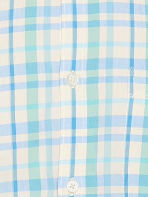blue cotton casual shirt - 15305752 - Standard Image - 4