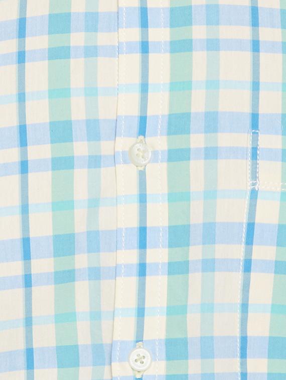 blue cotton casual shirt - 15305752 - Zoom Image - 4