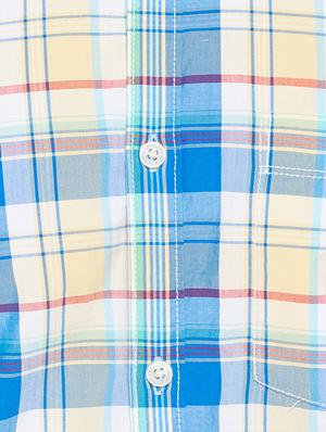 blue cotton casual shirt - 15305759 - Standard Image - 4