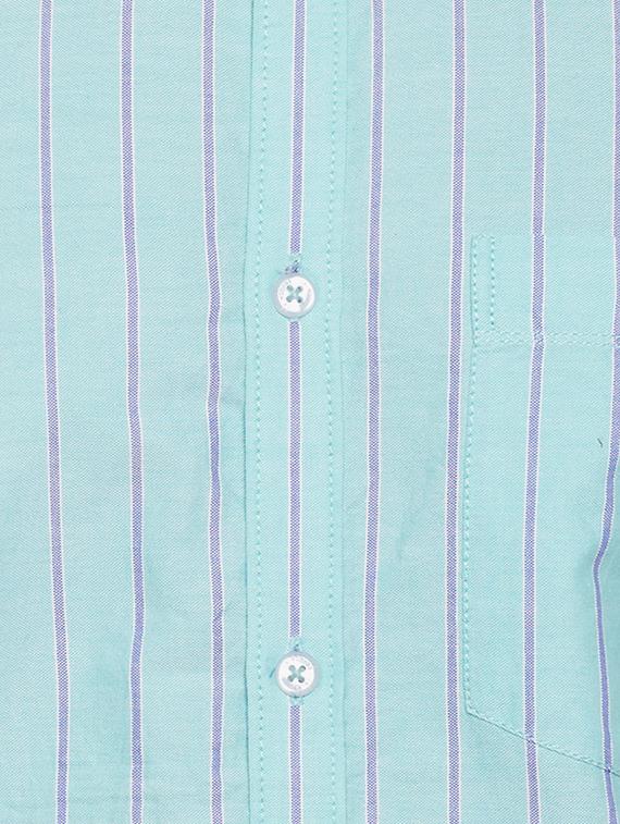 blue striped casual shirt - 15305786 - Zoom Image - 4