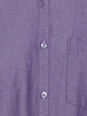 purple solid casual shirt - 15305907 - Standard Image - 4