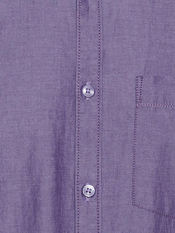 purple solid casual shirt - 15305907 - Zoom Image - 4
