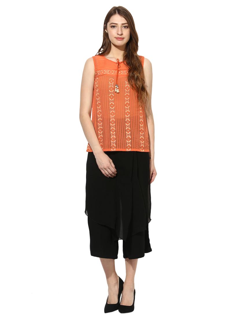orange embroidered top - 15305972 - Zoom Image - 4