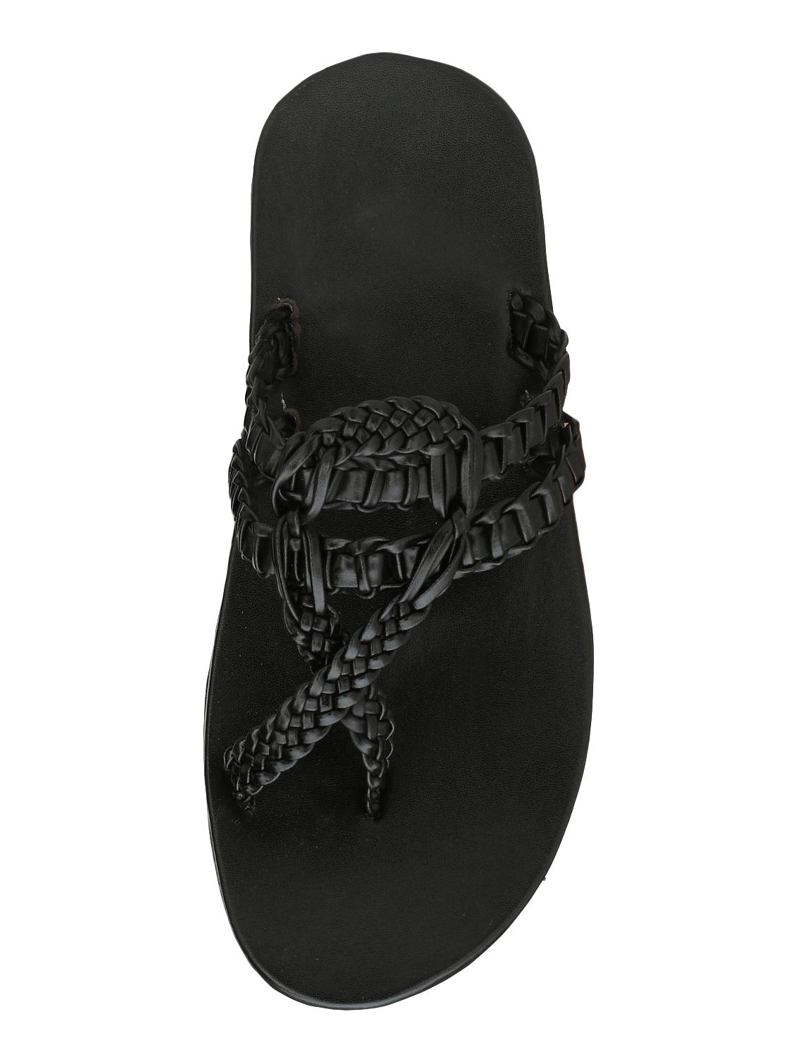 big fox black leatherette slip on slippers - 15307403 - Zoom Image - 4