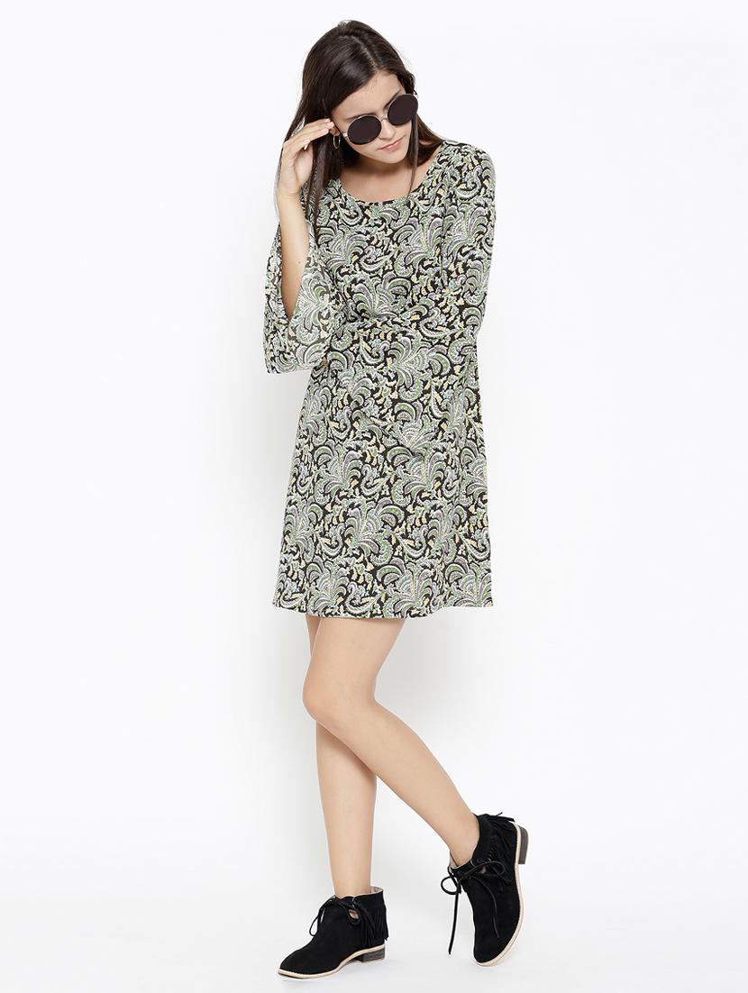 damask print shift dress - 15308328 - Zoom Image - 4
