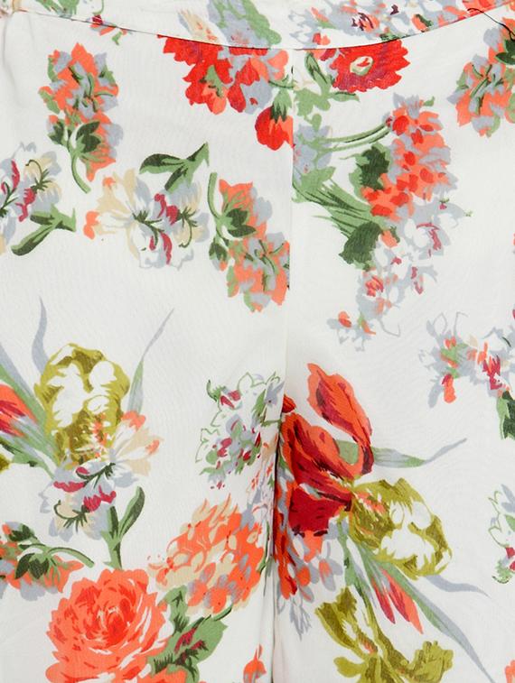 Floral printed flared palazzo - 15308758 - Zoom Image - 4