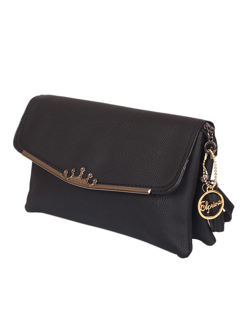 black polyester regular sling bag - 15310965 - Zoom Image - 4