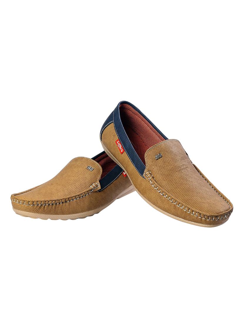 beige leatherette slip on loafer - 15312443 - Zoom Image - 4