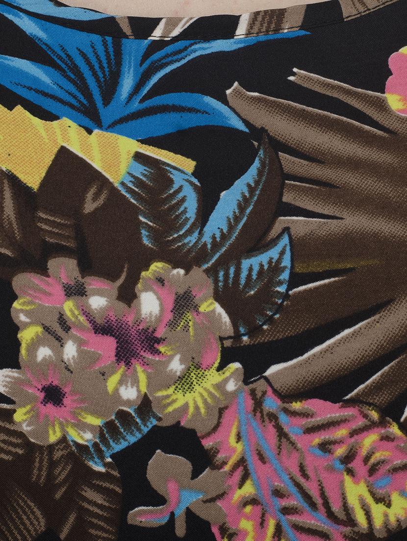 a-line printed belted dress - 15313888 - Zoom Image - 4