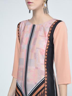 digital printed straight kurta - 15314410 - Standard Image - 4