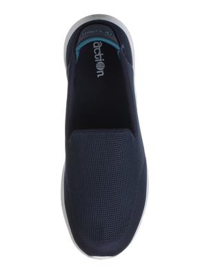 navy mesh slip on sport shoe - 15314901 - Standard Image - 4
