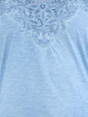 crochet trim tank top - 15315178 - Standard Image - 4