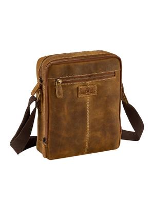brown leather messengerbag - 15315757 - Standard Image - 4