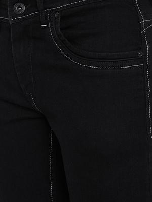 black denim plain jeans - 15316006 - Standard Image - 4