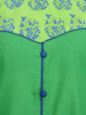 a-line printed kurta - 15316425 - Standard Image - 4
