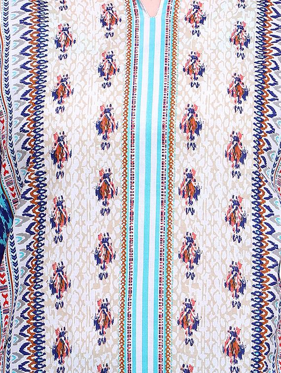 straight printed kurta - 15318024 - Zoom Image - 4
