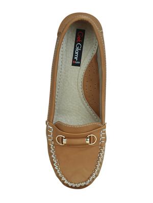 tan boo mocassins loafer - 15318671 - Standard Image - 4
