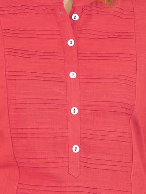 pink straight kurta - 15318781 - Standard Image - 4
