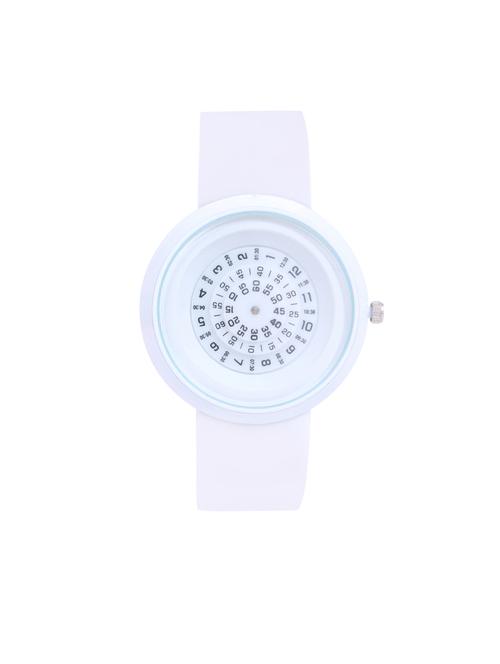 skylofts centre rotating time machines white dial watch - 15319461 - Standard Image - 1