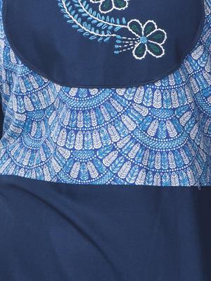 Printed a-line kurta - 15320695 - Standard Image - 4