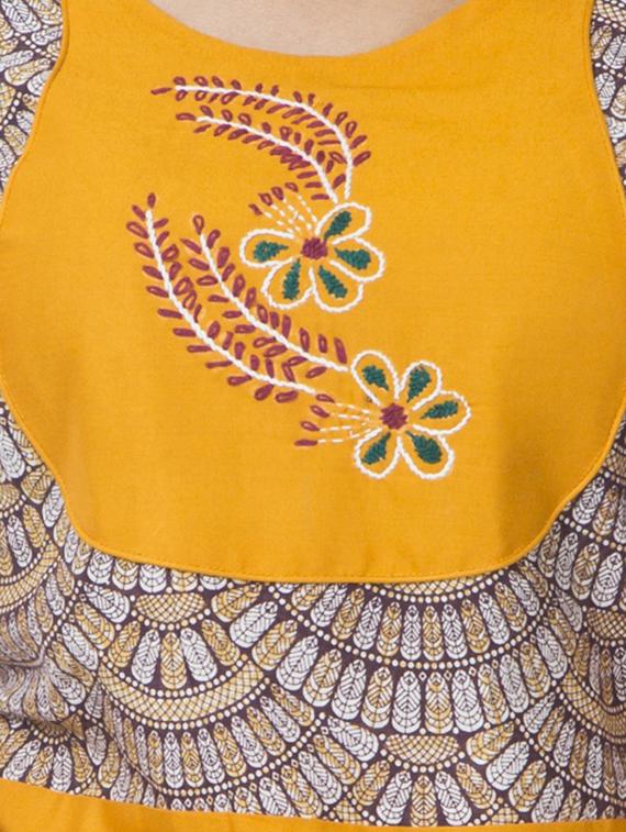 Printed a-line kurta - 15320696 - Zoom Image - 4