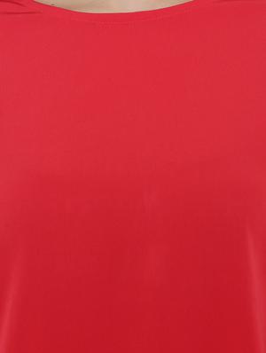 Lace panel bell sleeved top - 15321580 - Standard Image - 4