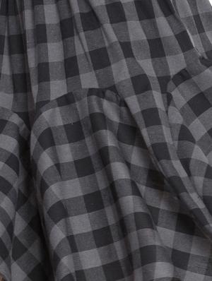 checkered gored skirt - 15322007 - Standard Image - 4