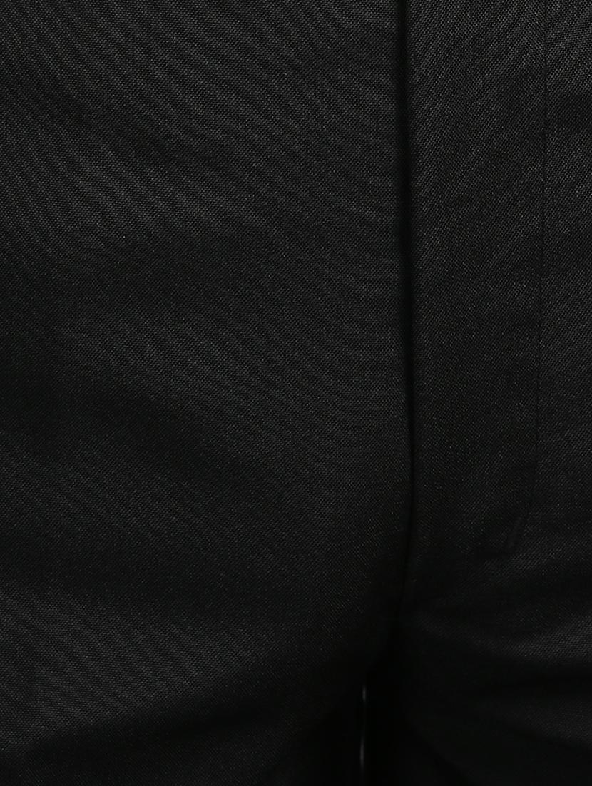 black 100% viscose flat front trousers formal - 15323313 - Zoom Image - 4